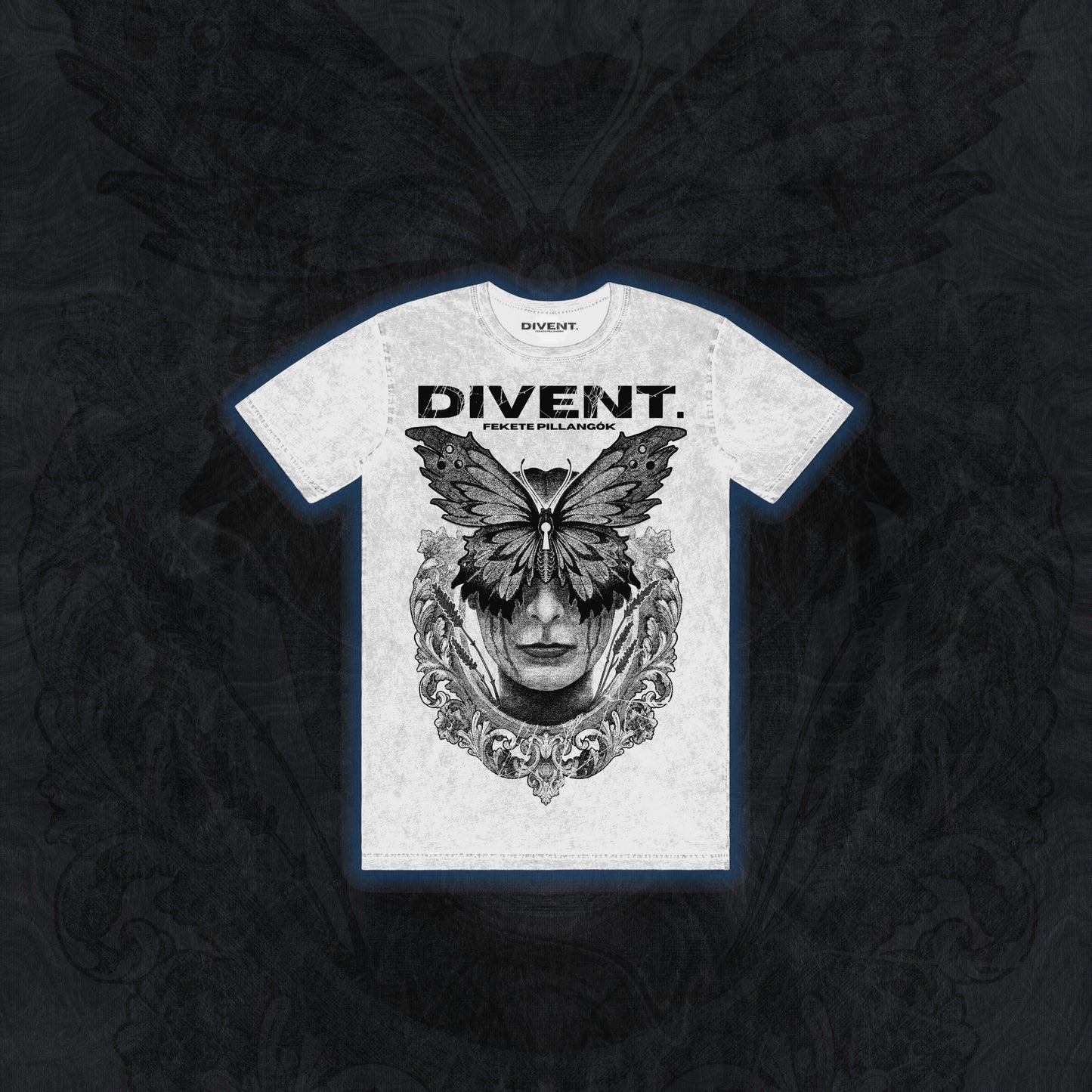 Divent. Fekete Pillangók póló.
