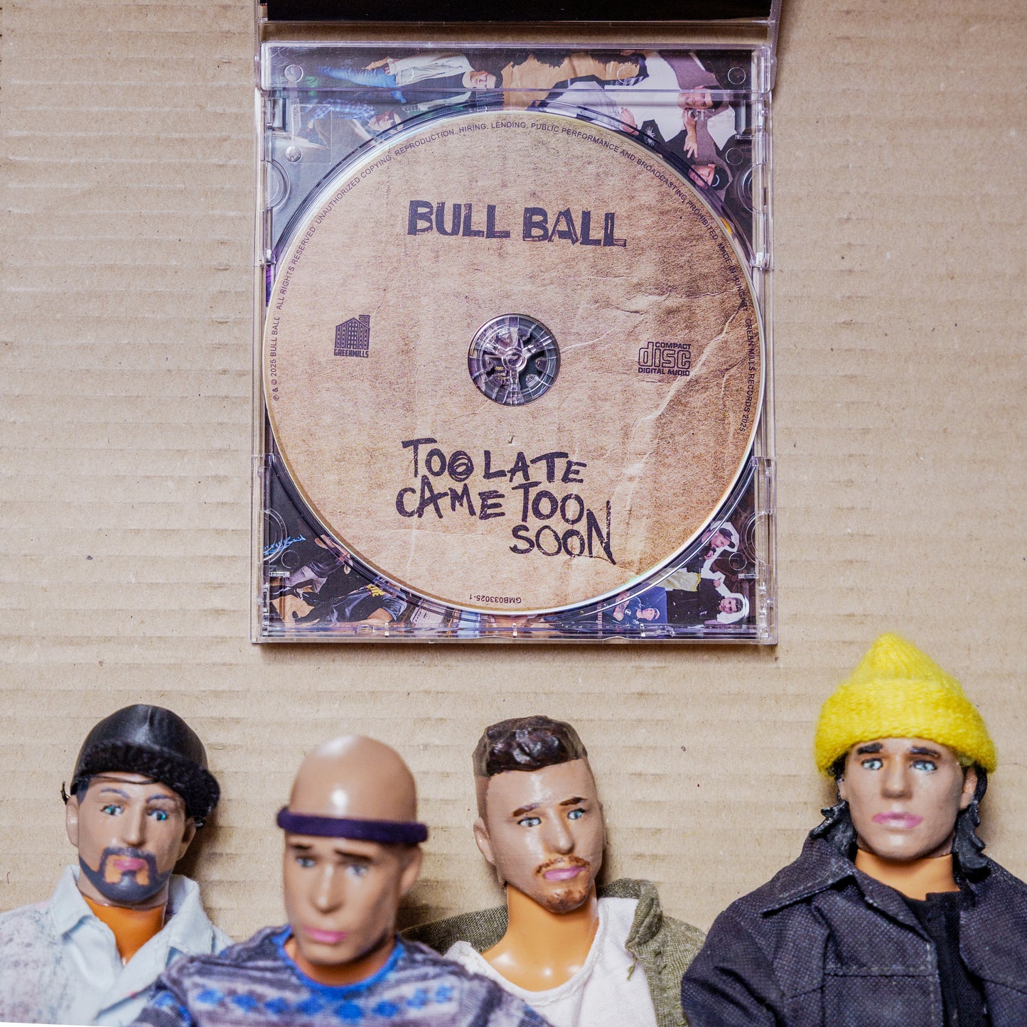 Bull Ball CD "TOO LATE CAME TOO SOON"