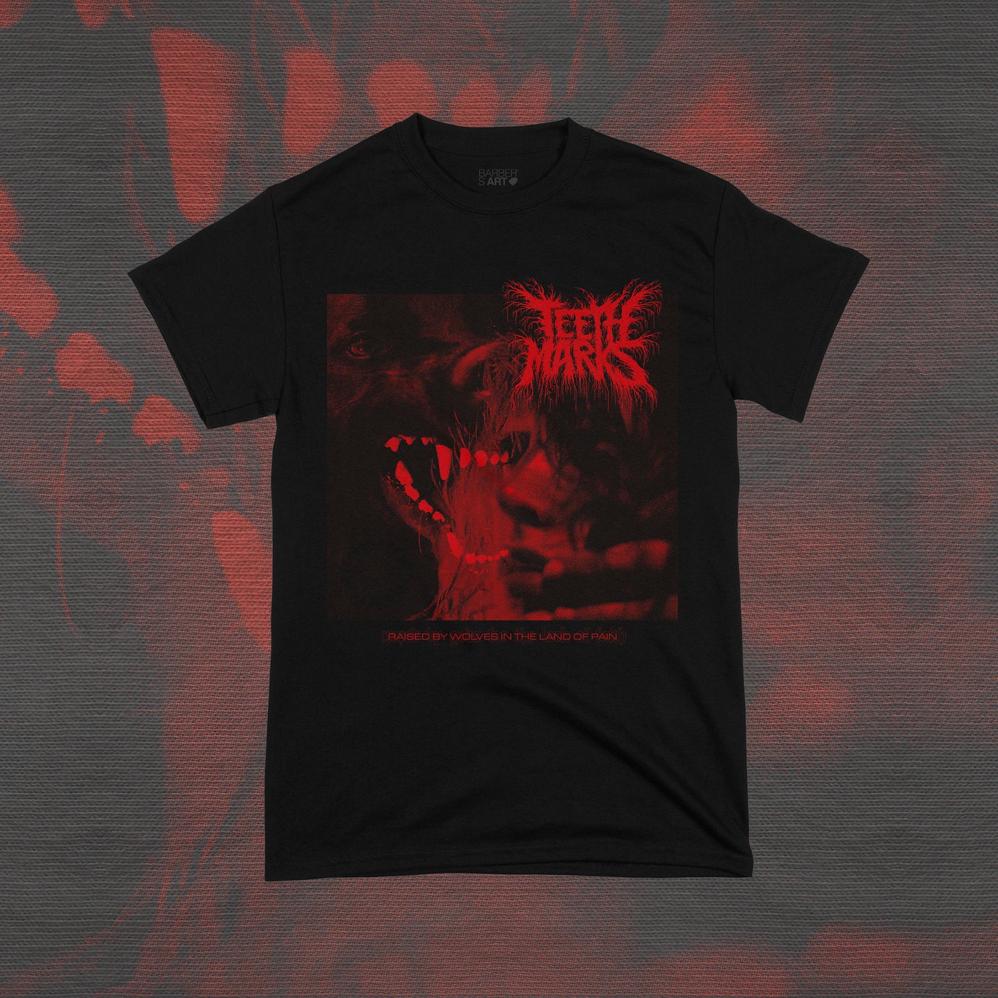 TEETH MARKS 'WOLF' T-SHIRT