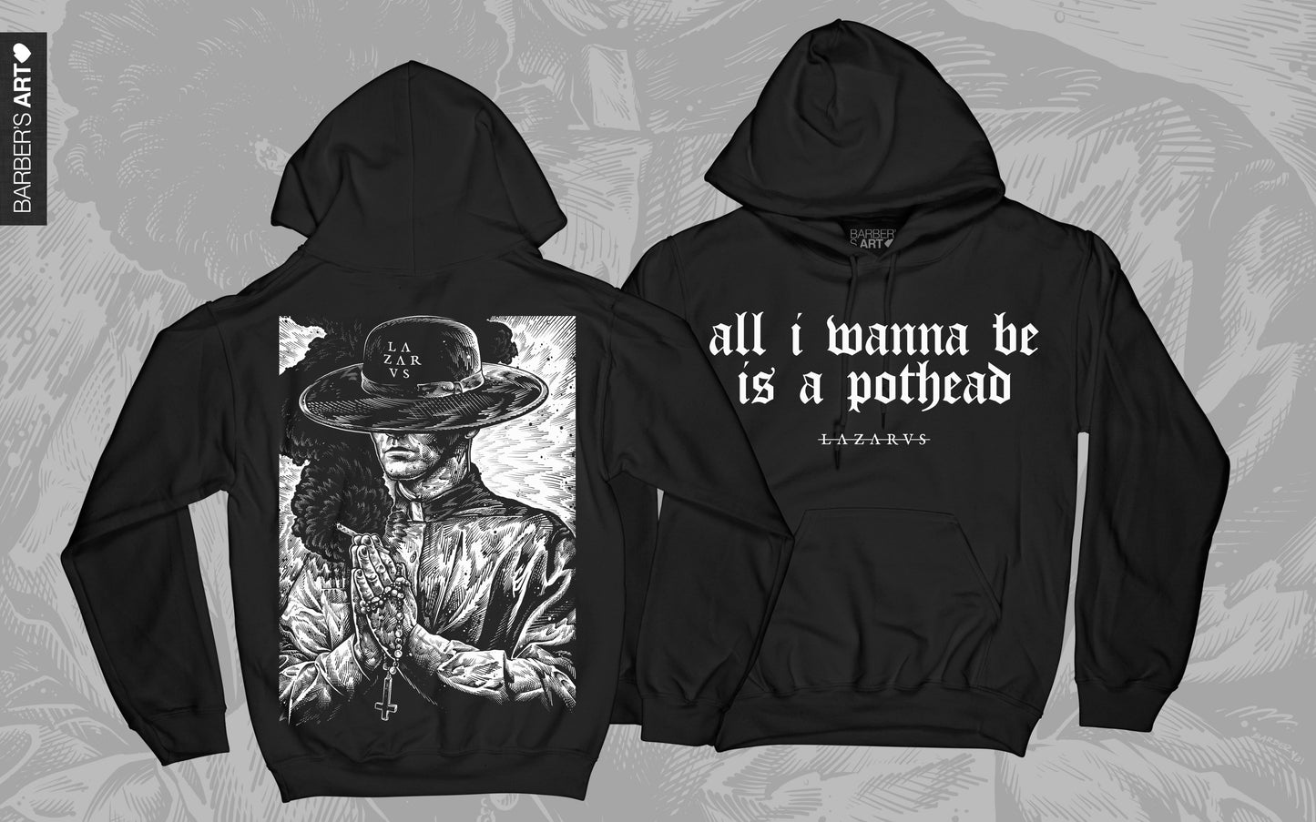 LAZARVS 'POTHEAD' HOODIE