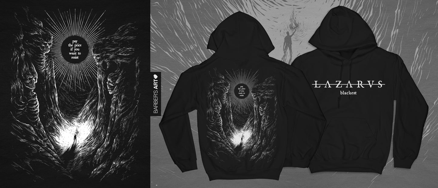 LAZARVS 'BLACKEST' HOODIE